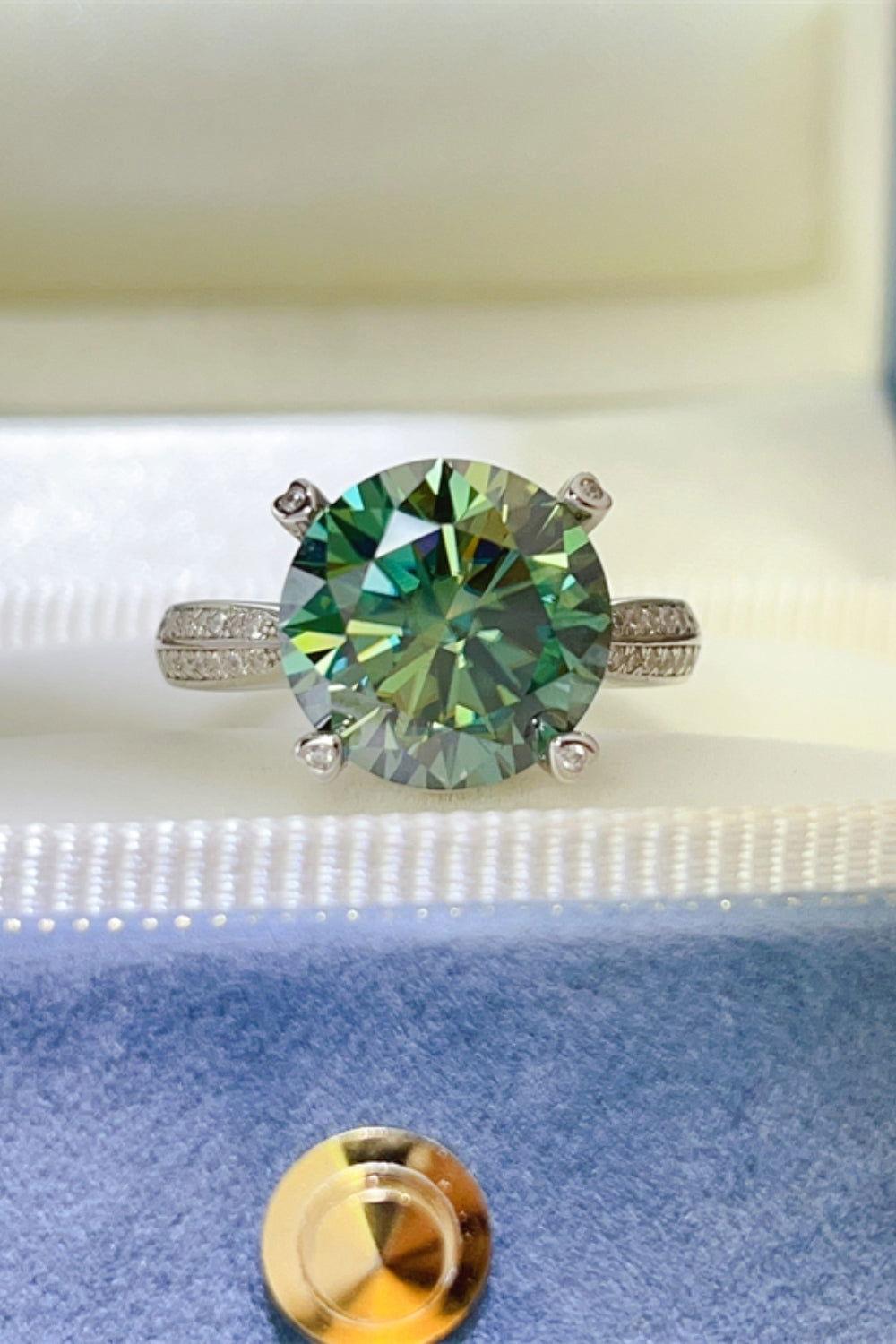 5 Carat Moissanite 925 Sterling Silver Ring - Clothes For Her Online Store