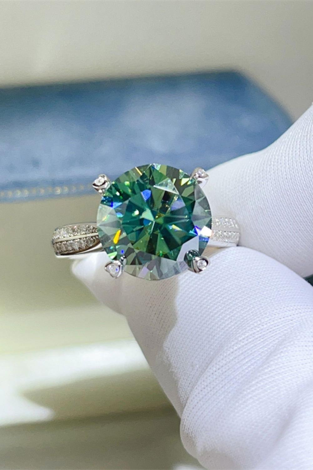 5 Carat Moissanite 925 Sterling Silver Ring - Clothes For Her Online Store