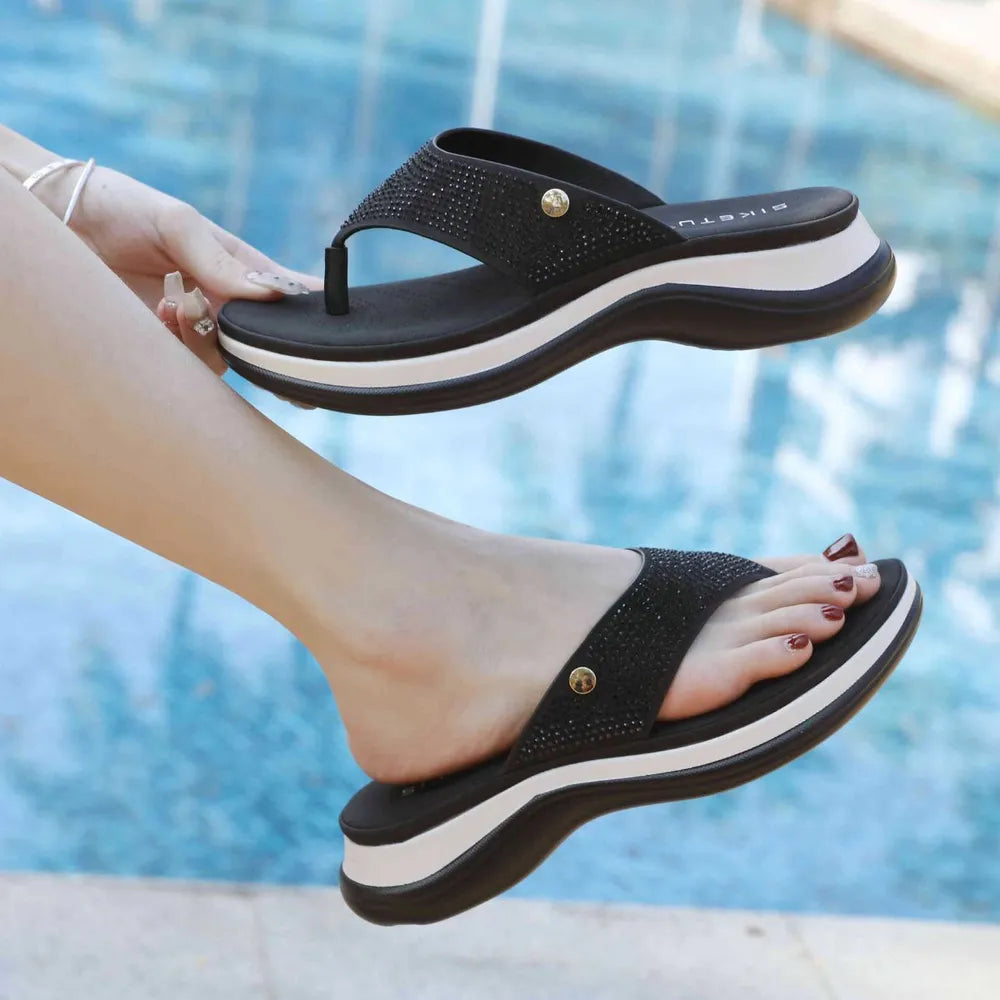 Toe Post Platform Sandals