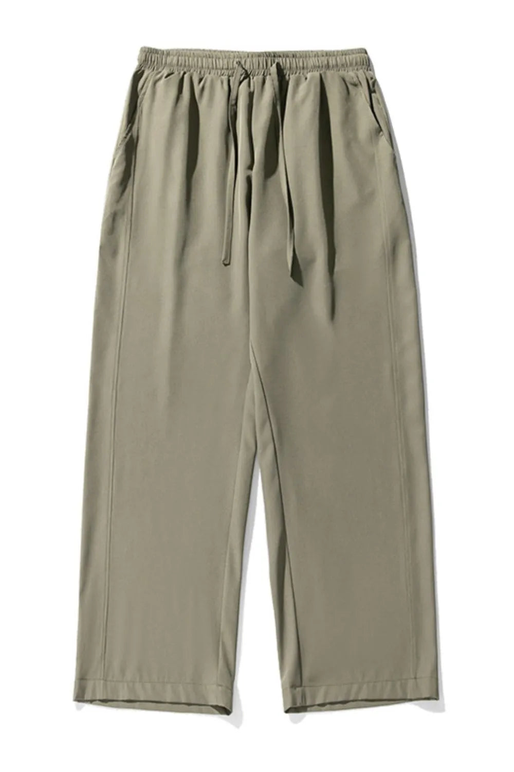 Men's Drawstring Wide Leg Pants