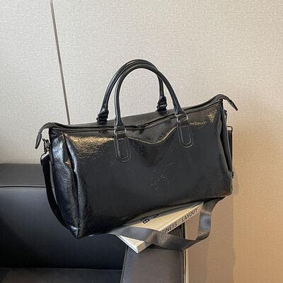 PU Leather Oversize Travel Bag - Clothes For Her Online Store