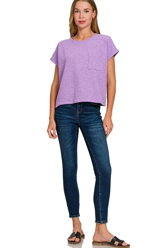Zenana Round Neck Short Sleeve T-Shirt