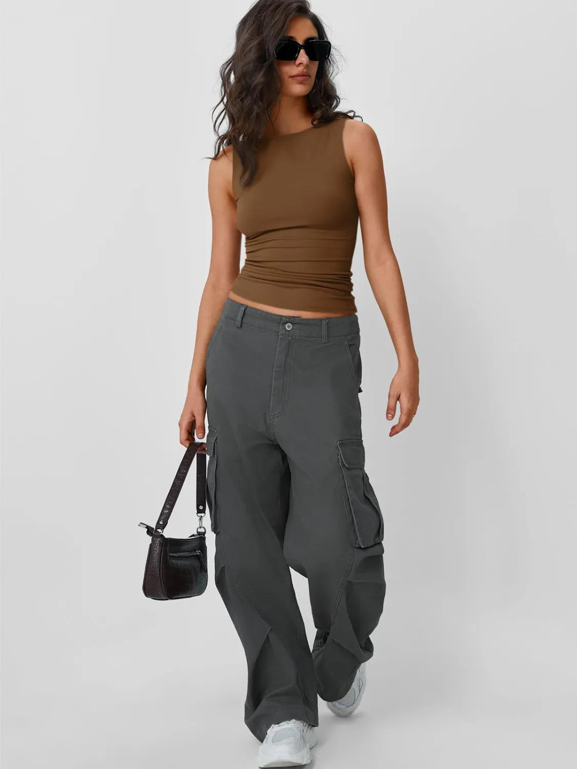 Solid Round Neck Tank