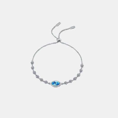 1 Carat Moissanite 925 Sterling Silver Bracelet - Clothes For Her Online Store