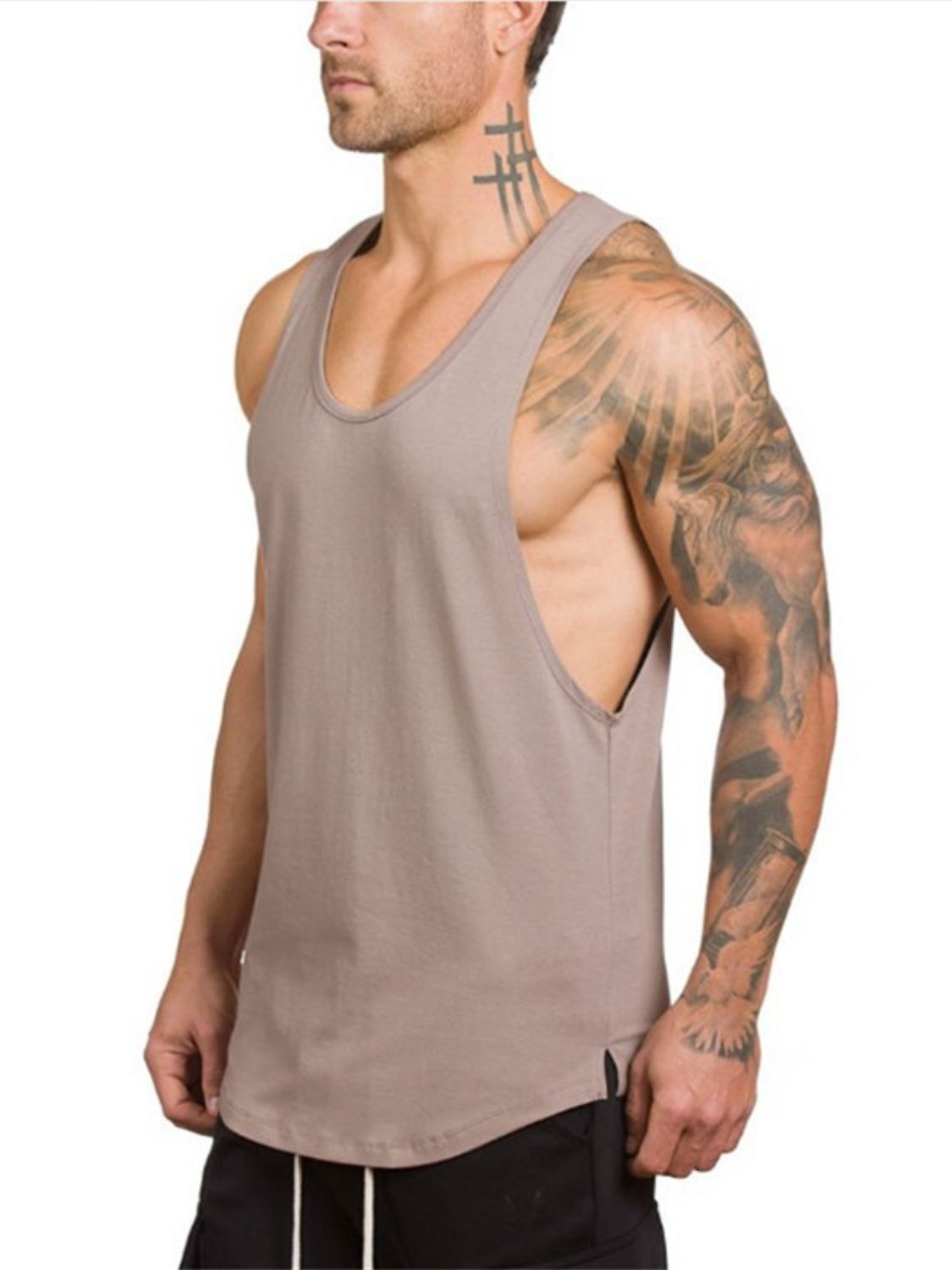 Men's Wide Strap Tank