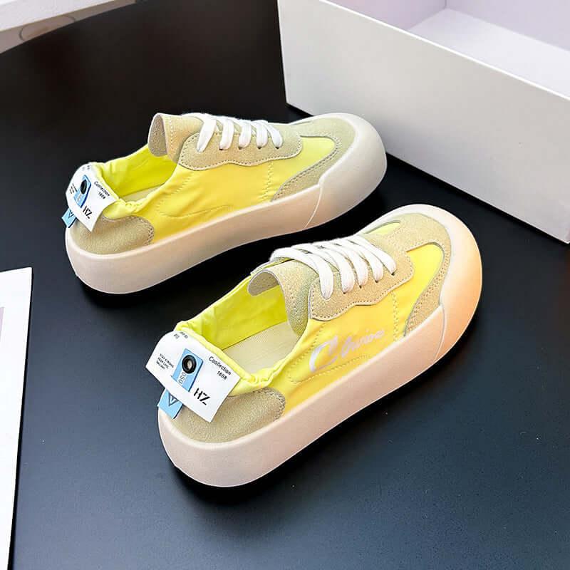 Lace Up Platform Sneakers - Clothes For Her Online Store