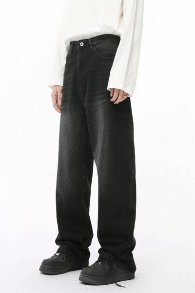 High Rise Wide Leg Casual Jeans - Clothes For Her Online Store