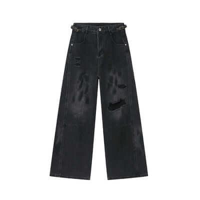 Distressed Jeans with Pockets - Clothes For Her Online Store