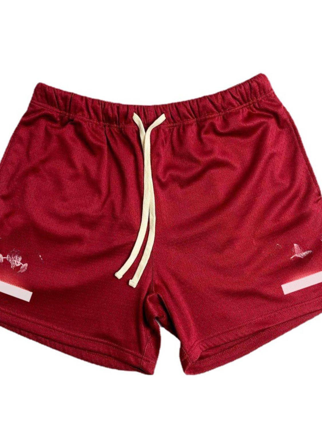 Men's Plus Size Graphic Drawstring Active Shorts - Clothes For Her Online Store