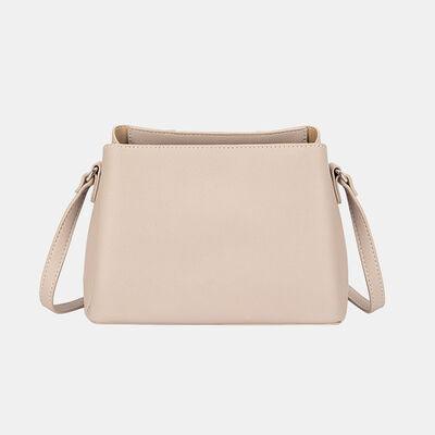 David Jones PU Leather Crossbody Bag - Clothes For Her Online Store