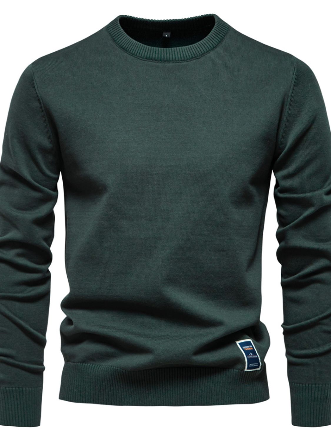 Men's Round Neck Long Sleeve Sweater - Clothes For Her Online Store