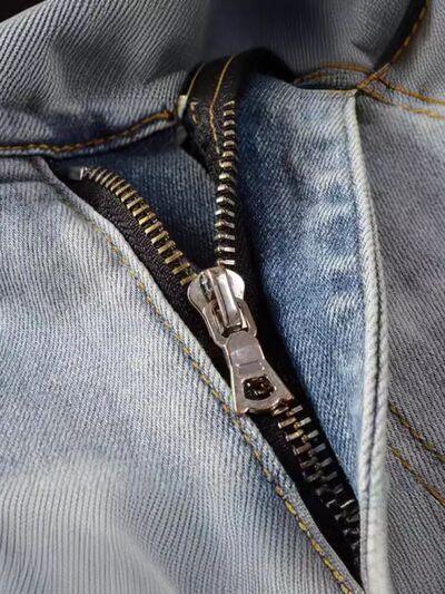 Men's Distressed Jeans with Pockets - Clothes For Her Online Store