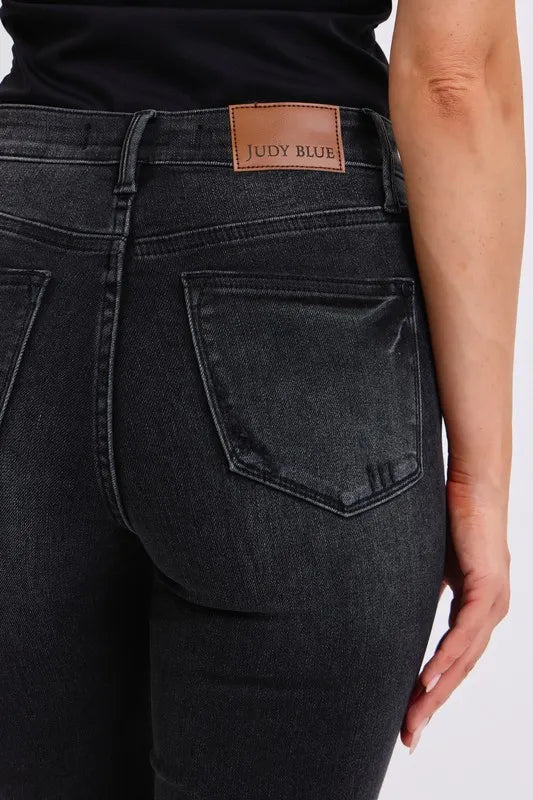 Judy Blue Full Size Midi Rise Tummy Control Skinny Jeans Plus Size
