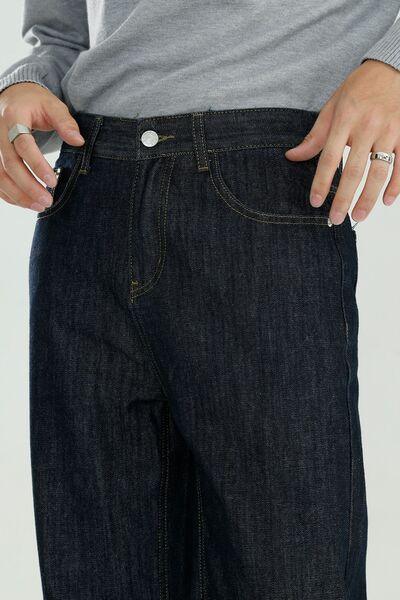 Mid Rise Jeans with Pockets - Clothes For Her Online Store