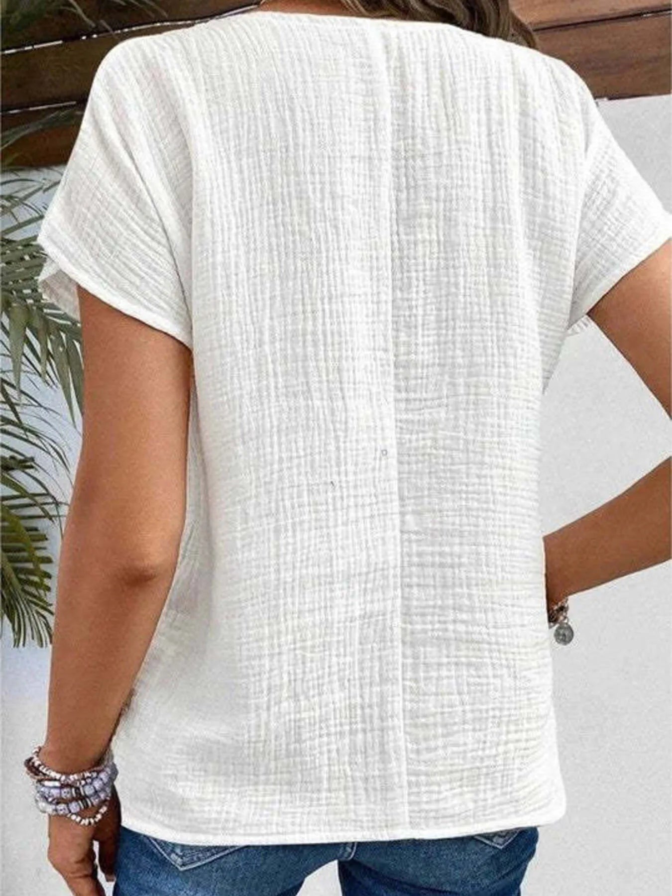 Button Up Short Sleeve Shirt