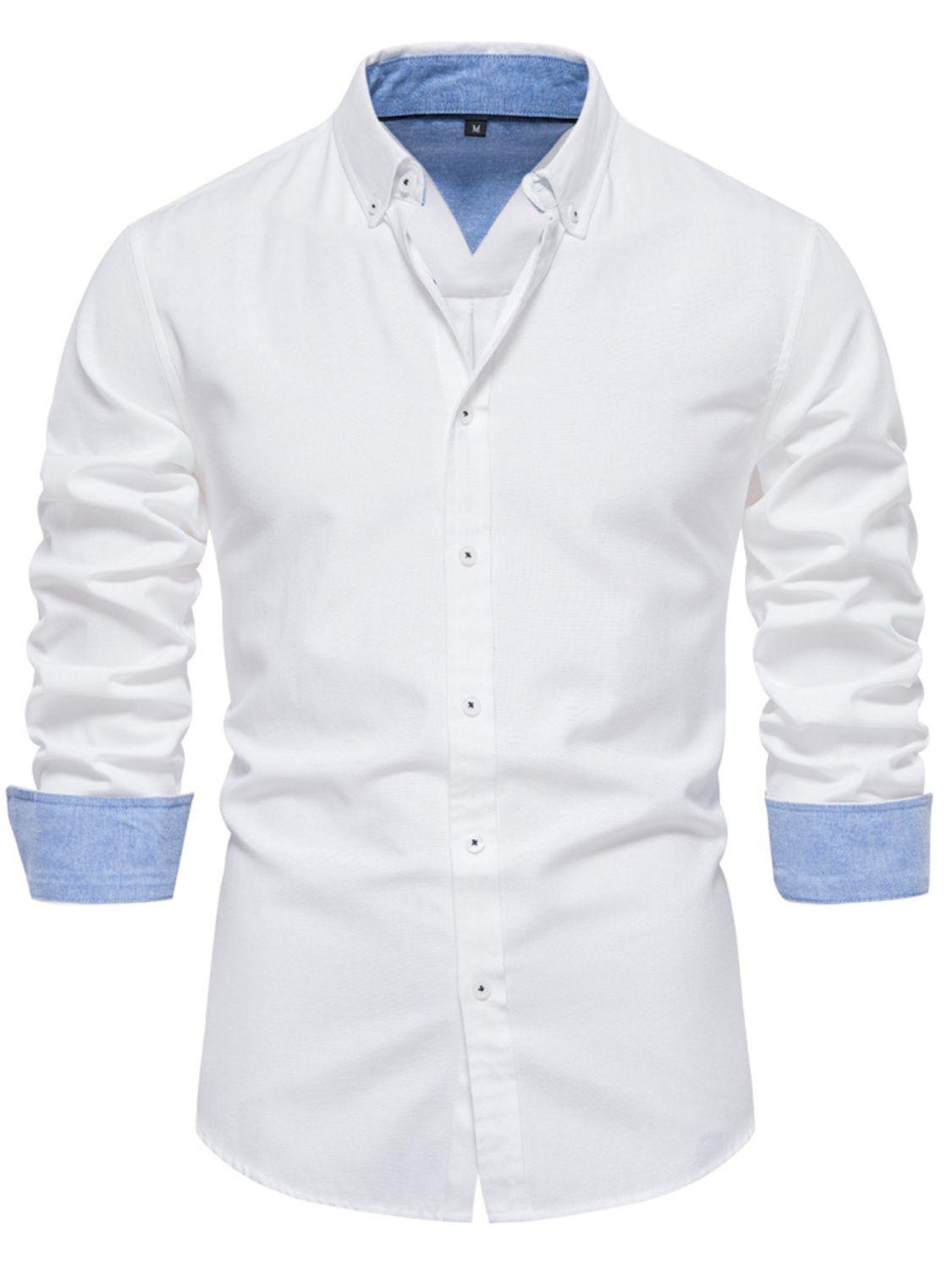 Men's Button Down Collared Neck Shirt - Clothes For Her Online Store