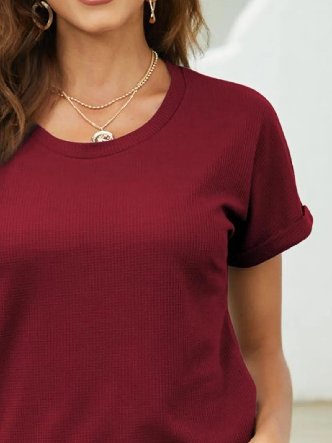 Round Neck Short Sleeve T-Shirt