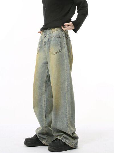 Men's Distressed Backward Jeans - Clothes For Her Online Store