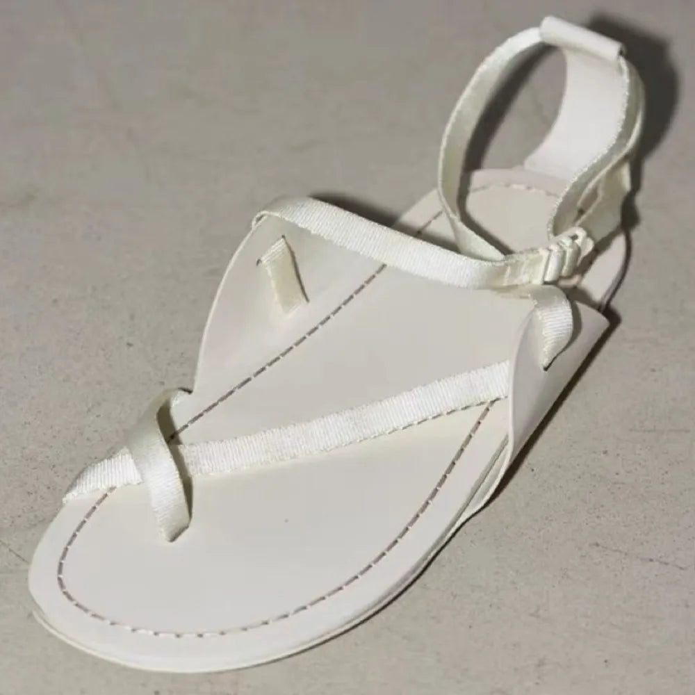 Toe Loop Flat Sandals