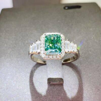 2 Carat Moissanite 925 Sterling Silver Ring - Clothes For Her Online Store