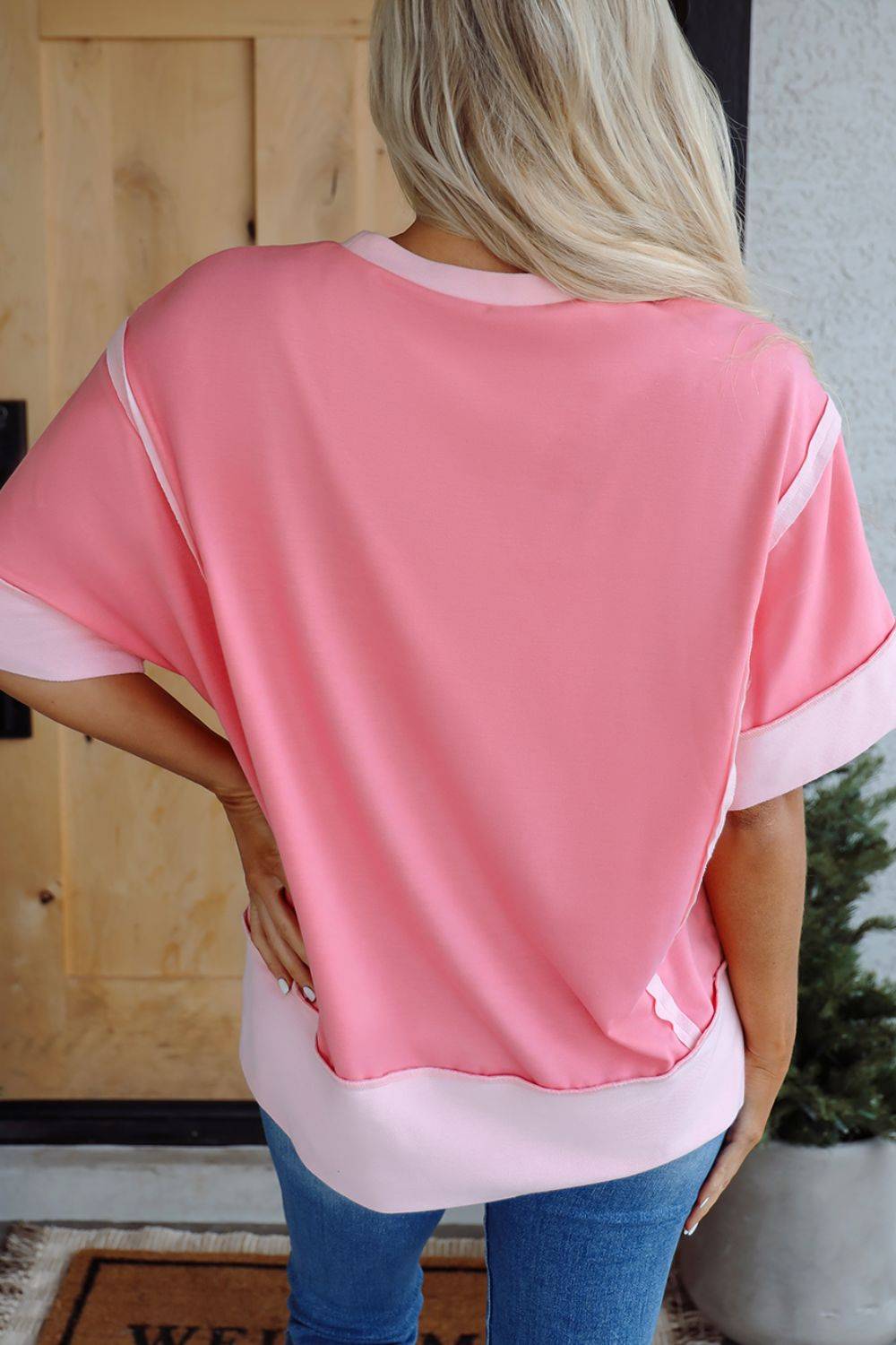 Sequined Easter Egg Short Sleeve T-Shirt - Clothes For Her Online Store