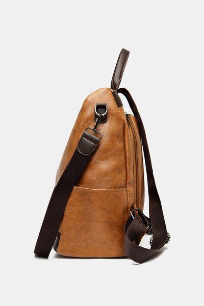 PU Leather Backpack Bag - Clothes For Her Online Store