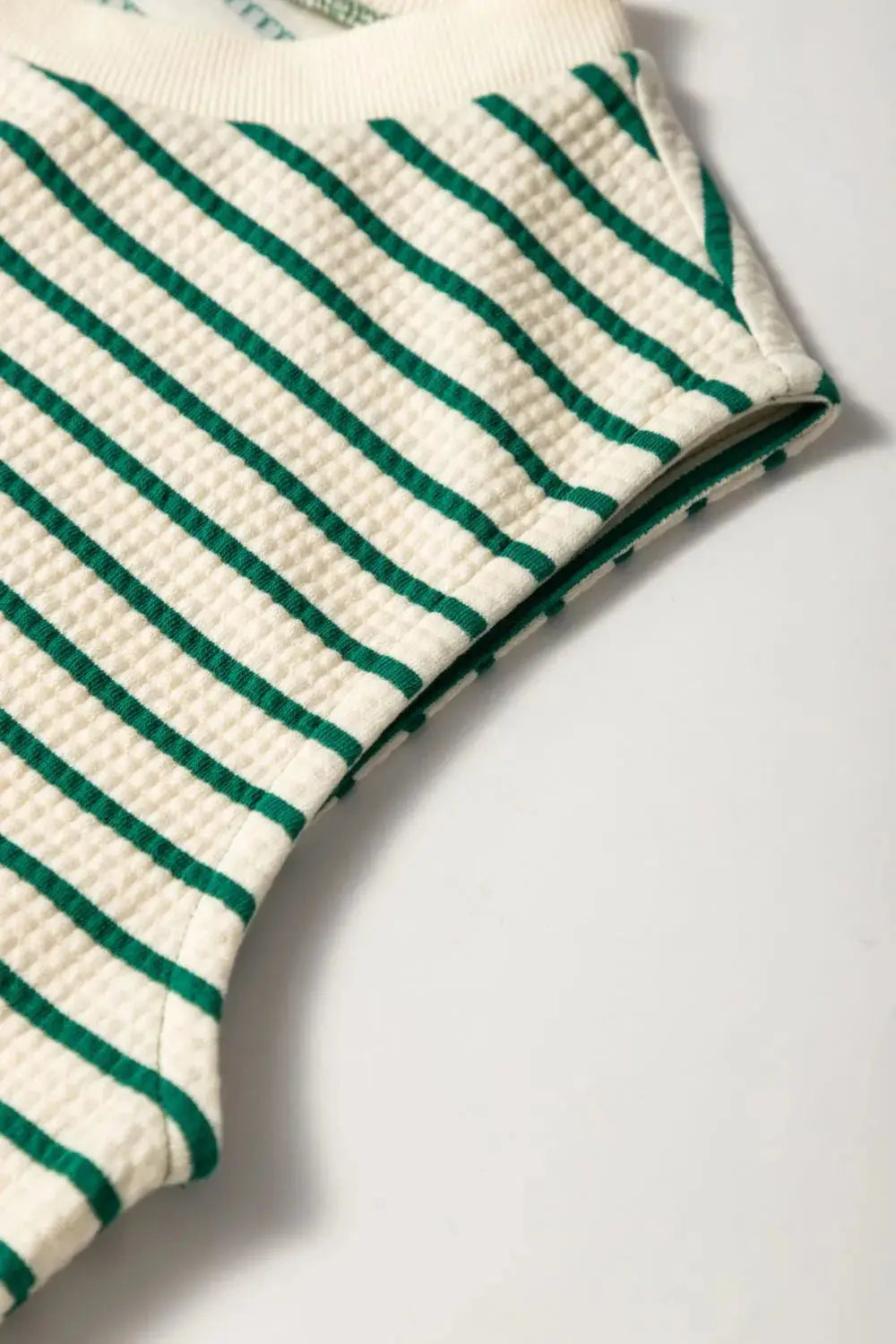 Stripe Woven Sleeveless Mini Dress - Clothes For Her Online Store