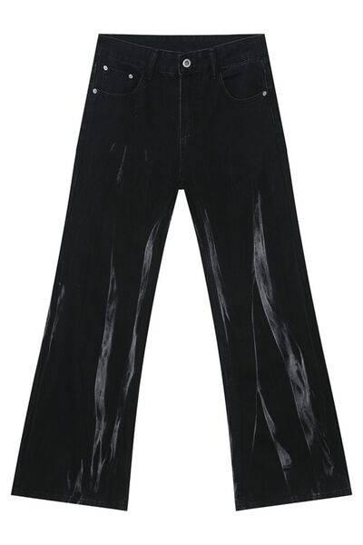 Tie-Dye Jeans with Pockets - Clothes For Her Online Store