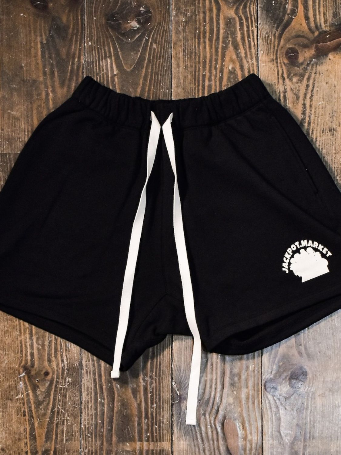 Men's Plus Size Drawstring Shorts with Pockets