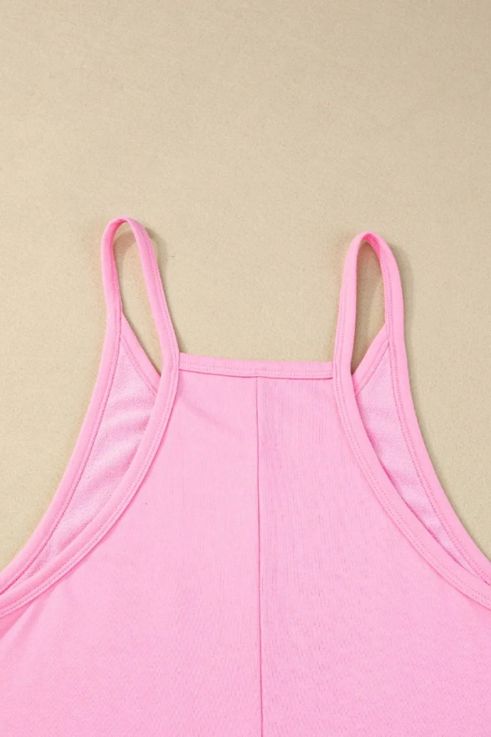 Sleeveless Romper with Pockets