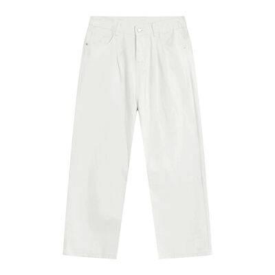 Wide Leg Jeans with Pockets - Clothes For Her Online Store