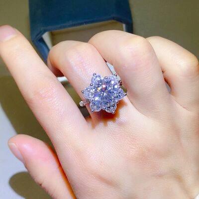 5 Carat Moissanite 925 Sterling Silver Ring - Clothes For Her Online Store