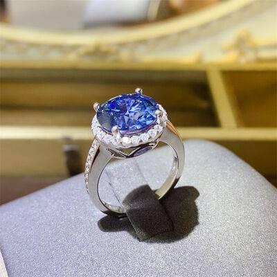 5 Carat Moissanite 925 Sterling Silver Ring - Clothes For Her Online Store