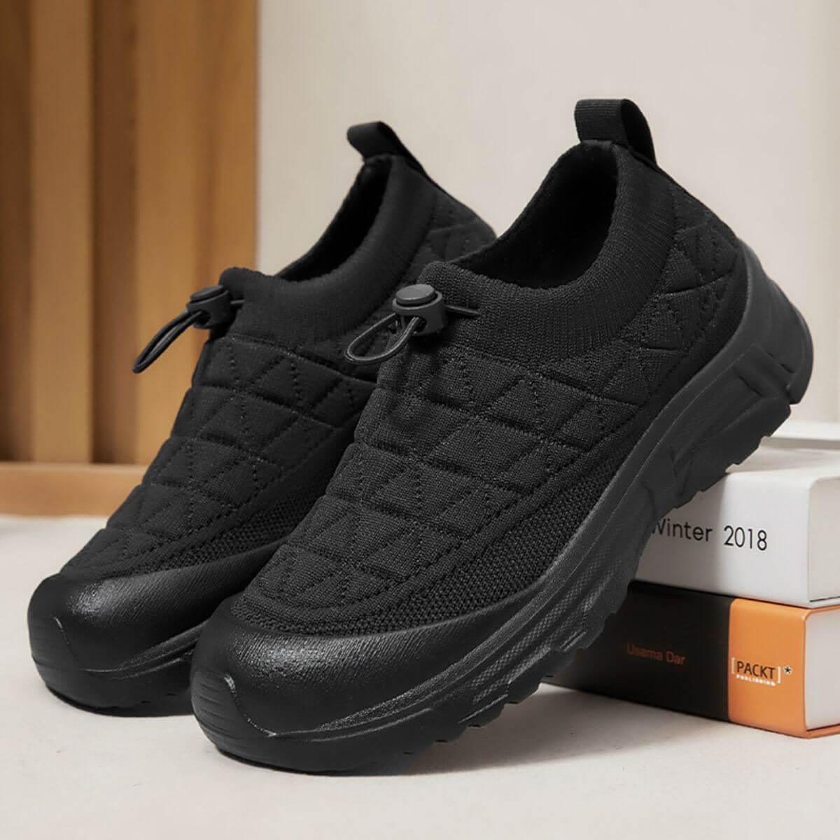 Mesh Round Toe Slip-On Athletic - Clothes For Her Online Store