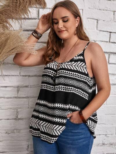 Plus Size Scoop Neck Cami - Clothes For Her Online Store