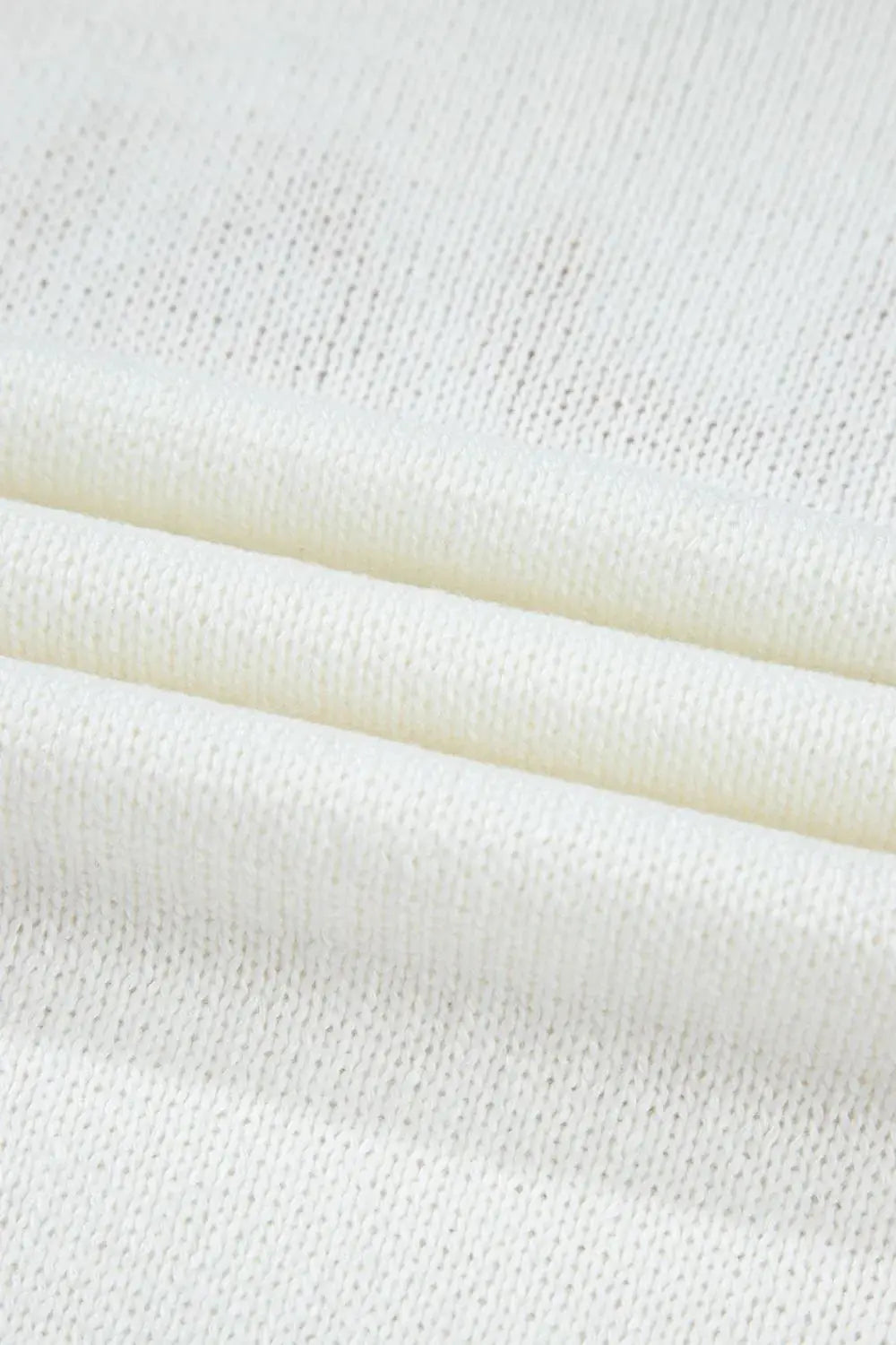 YEEHAW Stitch Edge Crew Neck Knit Top - Clothes For Her Online Store