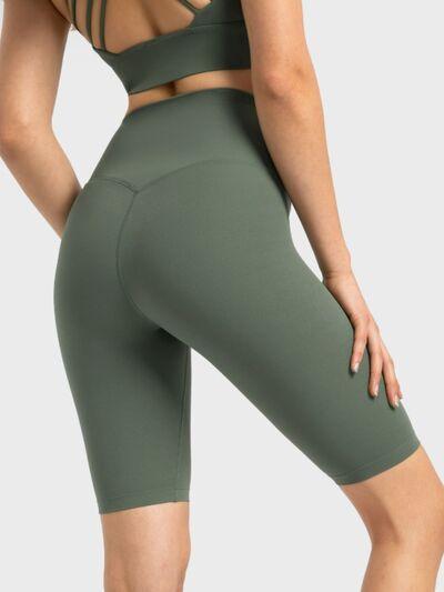 Millennia High Rise Wide Waistband Active Shorts - Clothes For Her Online Store