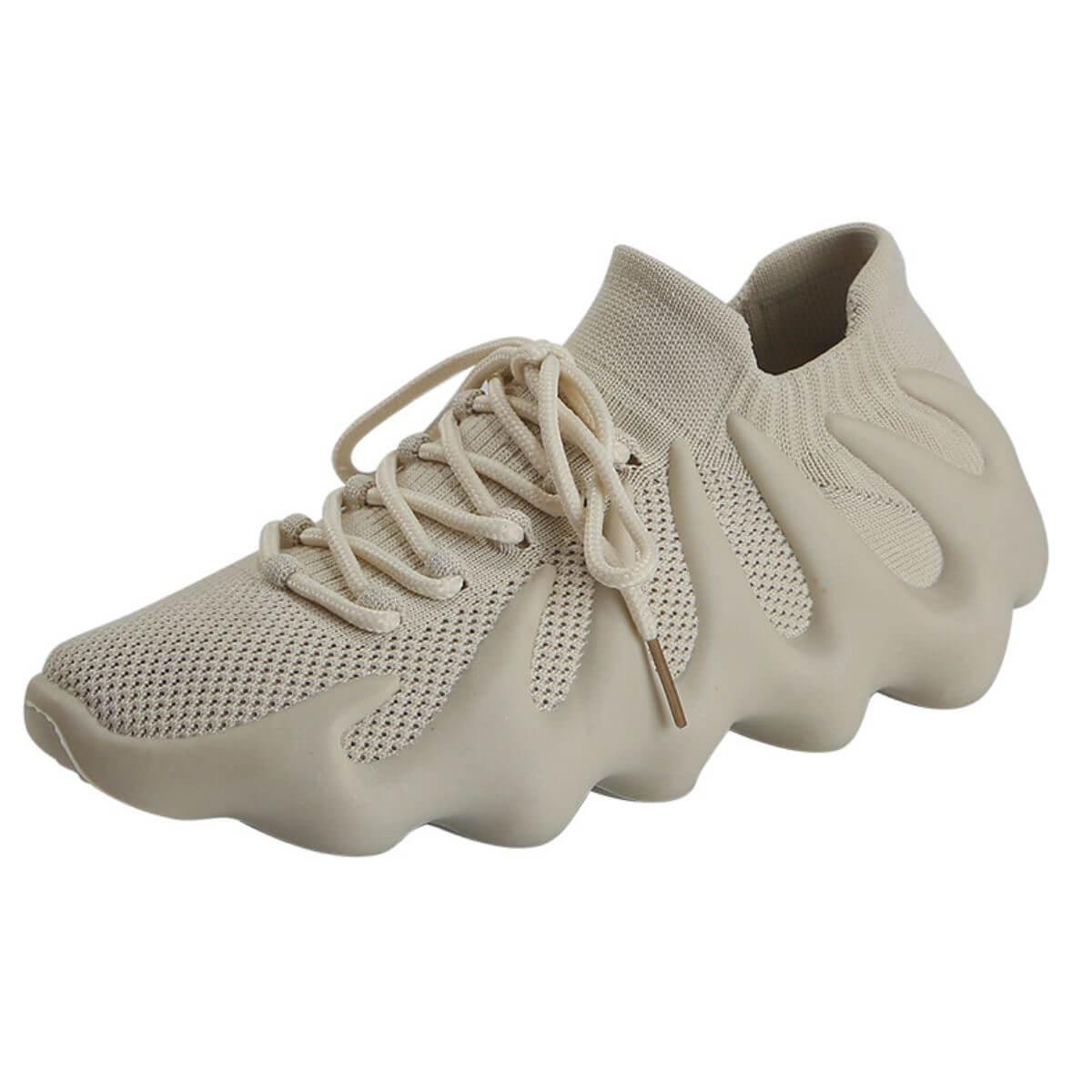 Lace Up Round Toe Mesh Athletic - Clothes For Her Online Store