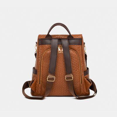 PU Leather Backpack Bag - Clothes For Her Online Store
