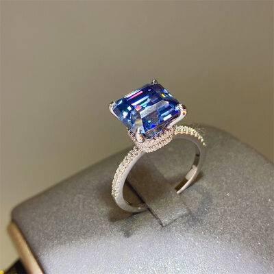 5 Carat Moissanite Zircon 925 Sterling Silver Ring - Clothes For Her Online Store
