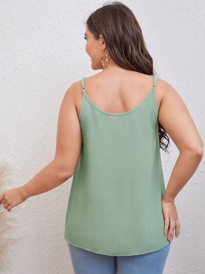 Plus Size Scoop Neck Cami - Clothes For Her Online Store