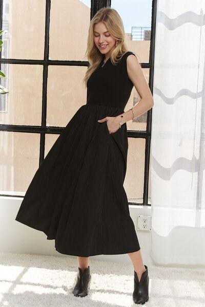 ADORA V-Neck Cap Sleeve Dress - Clothes For Her Online Store