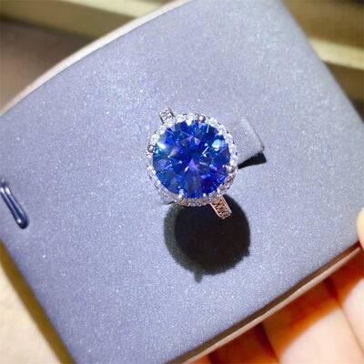 5 Carat Moissanite 925 Sterling Silver Ring - Clothes For Her Online Store