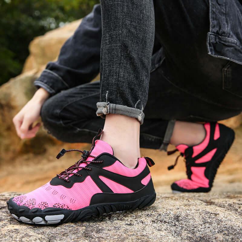 Elastic Lock Laces Mesh Contrast Breathable Athletic - Clothes For Her Online Store