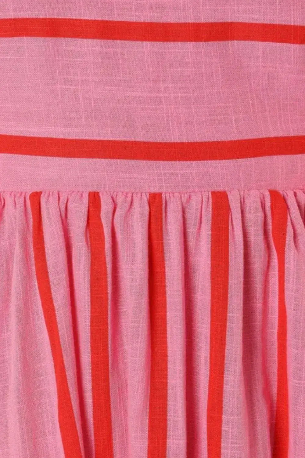 Striped Square Neck Cami Dress