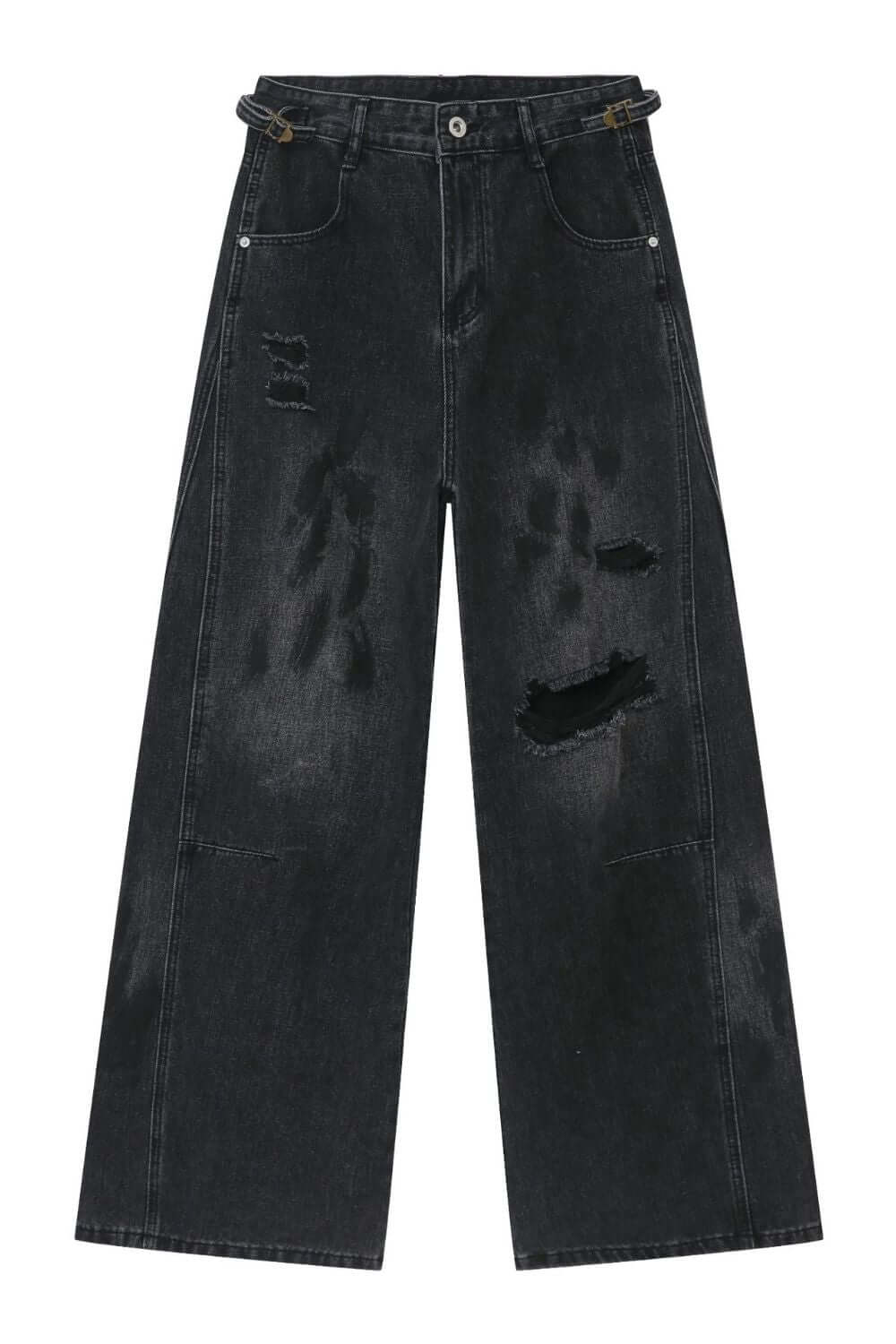 Men's Distressed Baggy Jeans