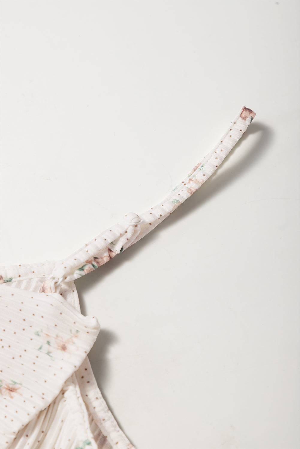 Floral Bow Back Scoop Neck Cami - Clothes For Her Online Store