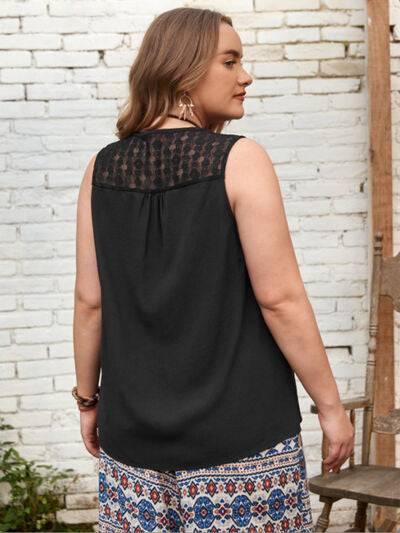 Plus Size V-Neck Tank - Clothes For Her Online Store