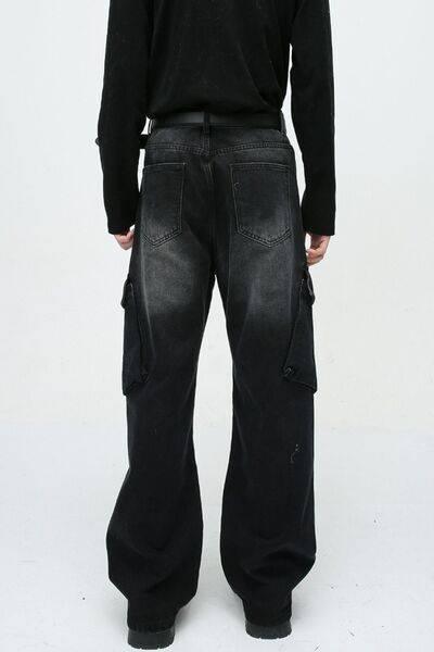 Baggy Jeans with Cargo Pockets - Clothes For Her Online Store