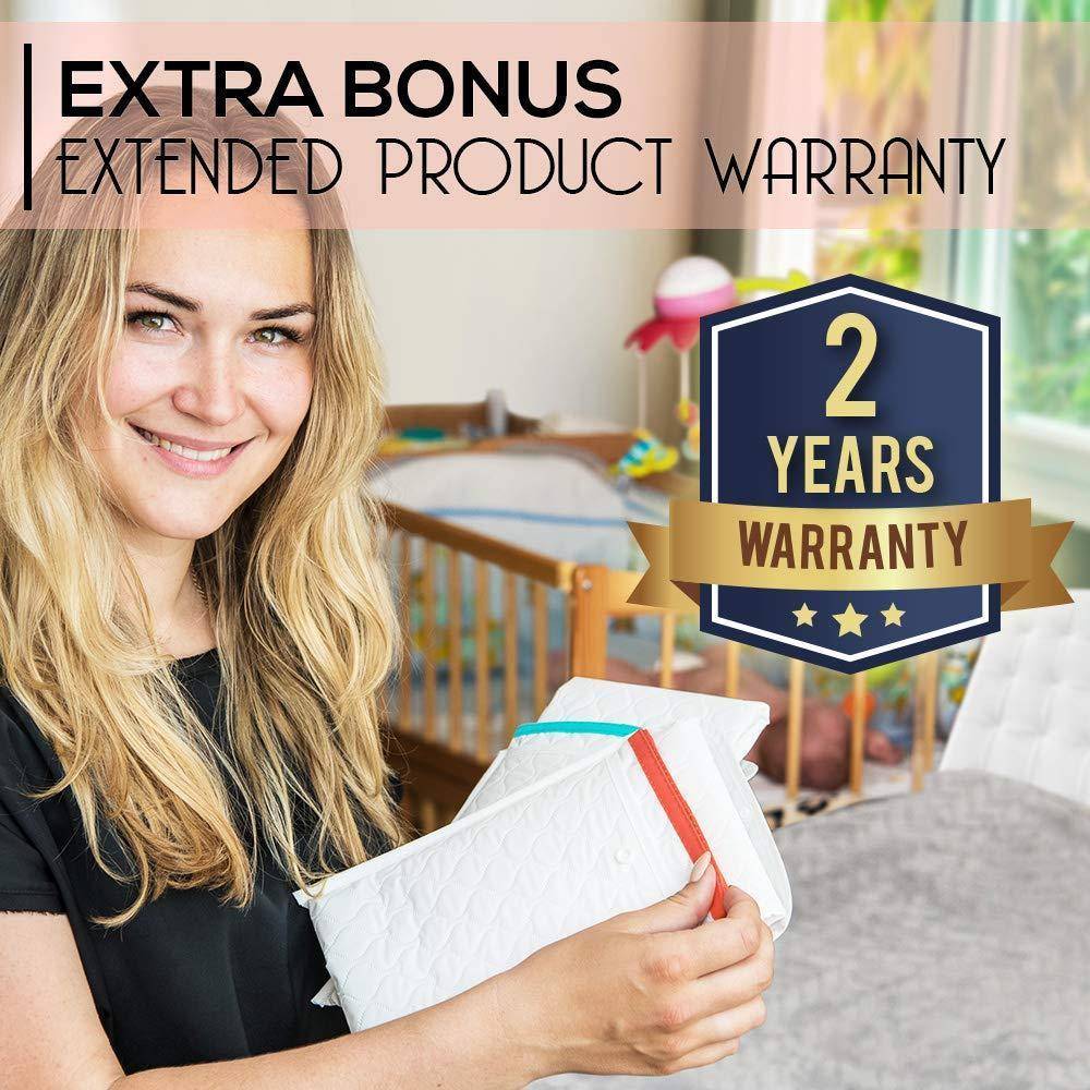 Portable Changing Pad Large Size 25.5”x31.5” Pack of 2 Vinyl Waterproof - Clothes For Her Online Store